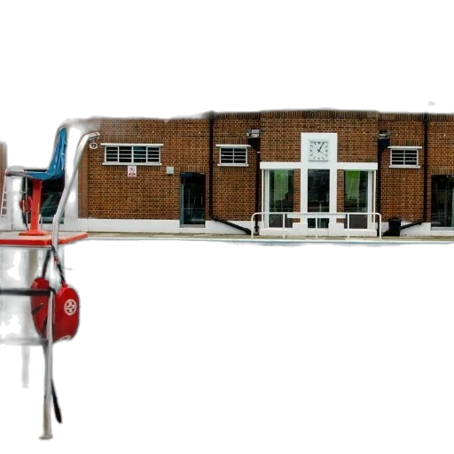 furniture, building, 3d render, tranquil, outdoor, pool, lifeguard, chair transparent PNG cut-out