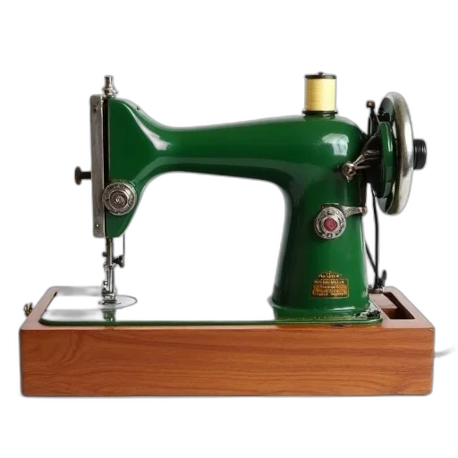 furniture, weapon, robot, staff, green, vintage, sewing, machine transparent PNG cut-out