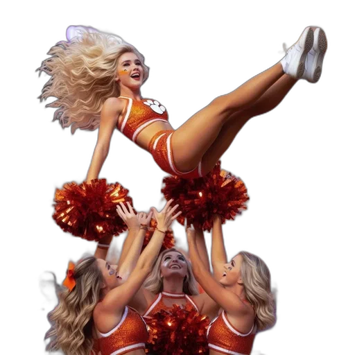 staff, hair, concept art, photorealistic, 3d render, cartoon, sports, event transparent PNG cut-out