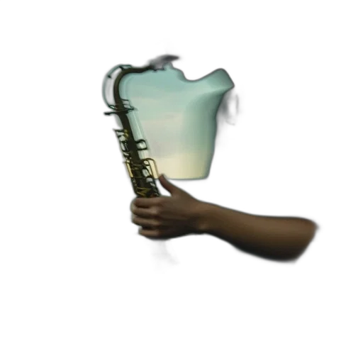 weapon, staff, crown, mask, 3d render, concept art, vaporwave, photorealistic transparent PNG cut-out