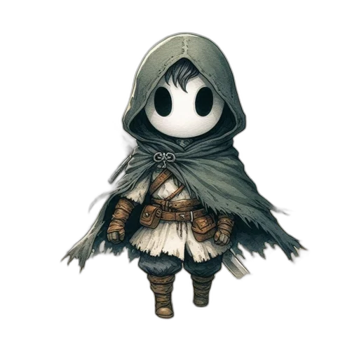 mask, staff, weapon, creature, concept art, fantasy art, pixel art, 3d render transparent PNG cut-out