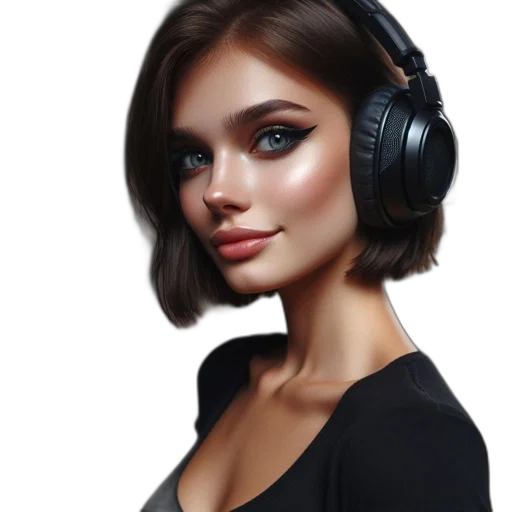 face, jewelry, dress, staff, photorealistic, fantasy art, concept art, cartoon transparent PNG cut-out