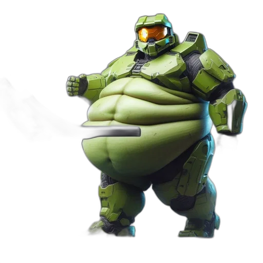 jacket, robot, creature, food, concept art, 3d render, cyberpunk, green transparent PNG cut-out