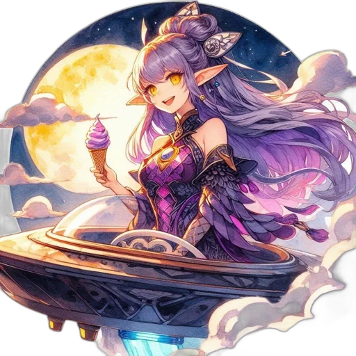 staff, sword, dragon, weapon, fantasy art, concept art, anime, watercolor transparent PNG cut-out