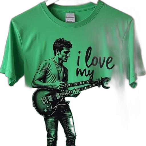 cartoon, green, shirt, drawing transparent PNG cut-out