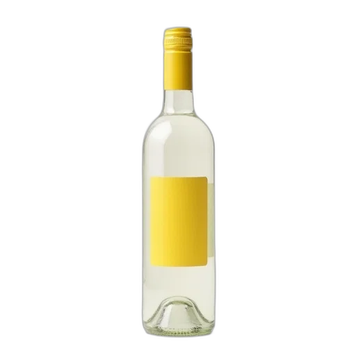 bottle, food, 3d render, white transparent PNG cut-out