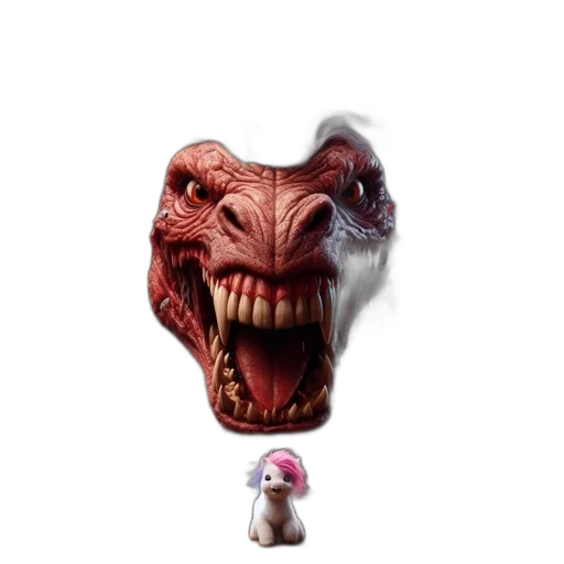 creature, mask, face, animal, 3d render, concept art, pixel art, photorealistic transparent PNG cut-out