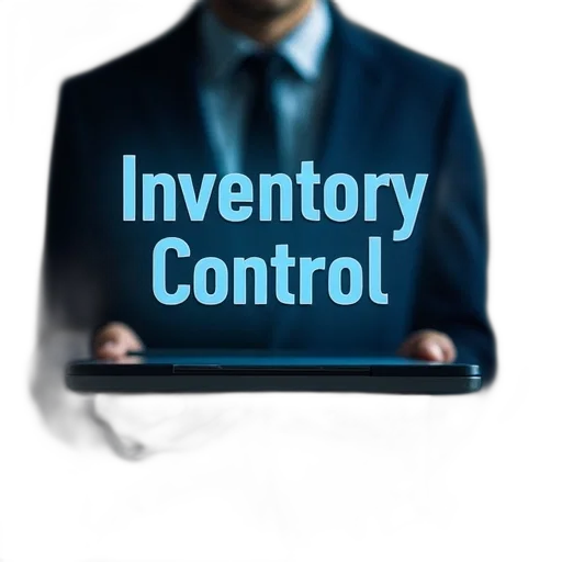 image, man, holding, laptop, words, inventory, control transparent PNG cut-out