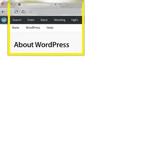 image, displays, wordpress, website, focus, about, section, highlighted transparent PNG cut-out