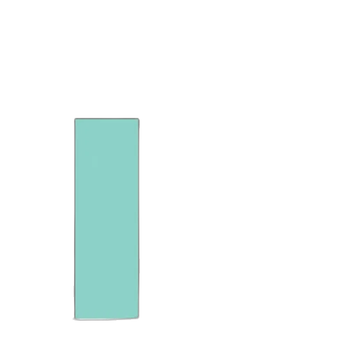 pastel, blue, green, monochrome, bar, chart, two, bars transparent PNG cut-out