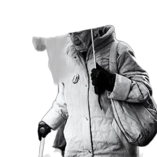 jacket, mask, umbrella, staff, concept art, photorealistic, 3d render, snow transparent PNG cut-out