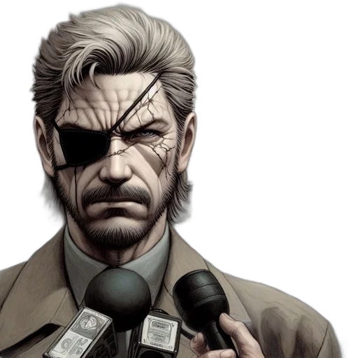 face, comic book art, concept art, photorealistic, cartoon, man, black, eye transparent PNG cut-out
