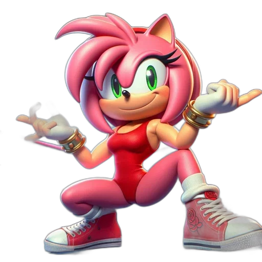 animal, weapon, shoes, 3d render, concept art, vaporwave, pixel art, animated transparent PNG cut-out