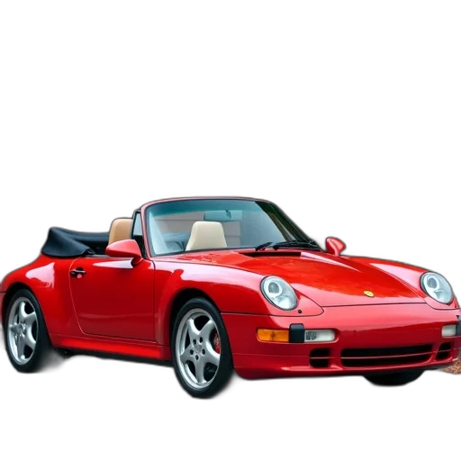 car, animal, weapon, 3d render, photorealistic, concept art, red, convertible transparent PNG cut-out