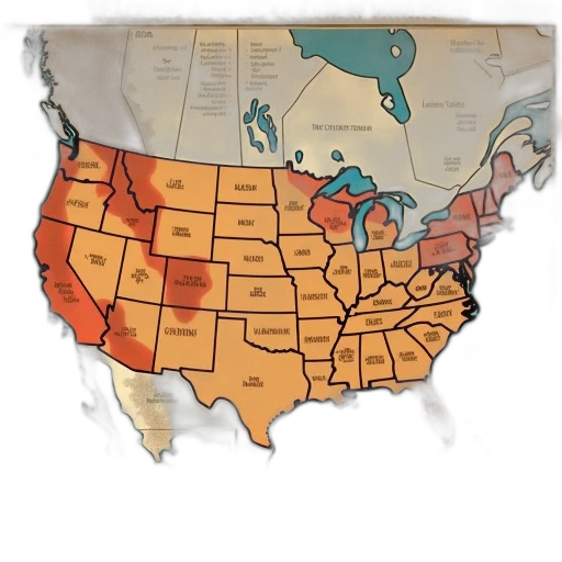 map, united, states, welcome, message, top, reads, gilded transparent PNG cut-out