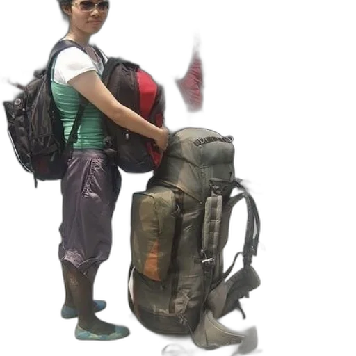 staff, jacket, robot, weapon transparent PNG cut-out