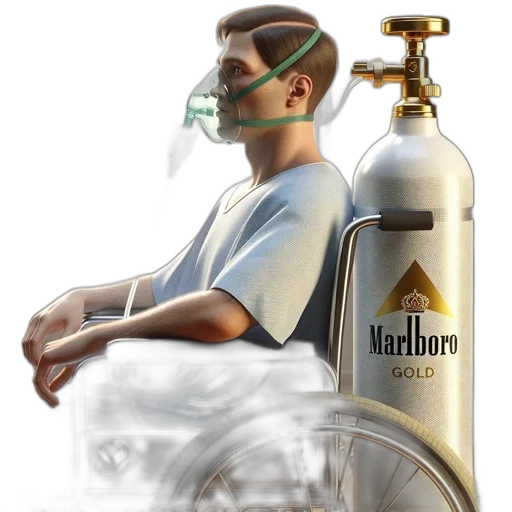 bottle, concept art, photorealistic, 3d render, cyberpunk, individual, wheelchair, donning transparent PNG cut-out
