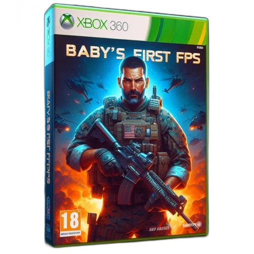 concept art, digital, illustration, xbox, 360, game, baby, first transparent PNG cut-out