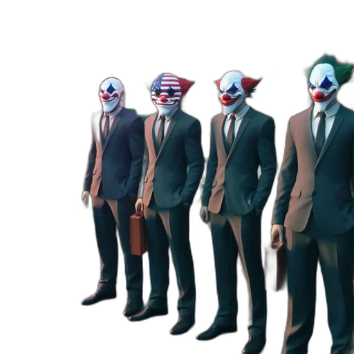 mask, staff, concept art, 3d render, unusual, gathering, occurs, outside transparent PNG cut-out