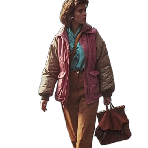 jacket, staff, dress, concept art, photorealistic, oil painting, comic book art, city street transparent PNG cut-out