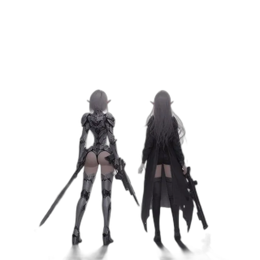 sword, weapon, staff, concept art, 3d render, pixel art, fantasy art, fog transparent PNG cut-out