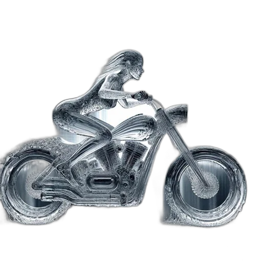 jewelry, car, bottle, furniture, 3d render, photorealistic, icy-like, figure transparent PNG cut-out