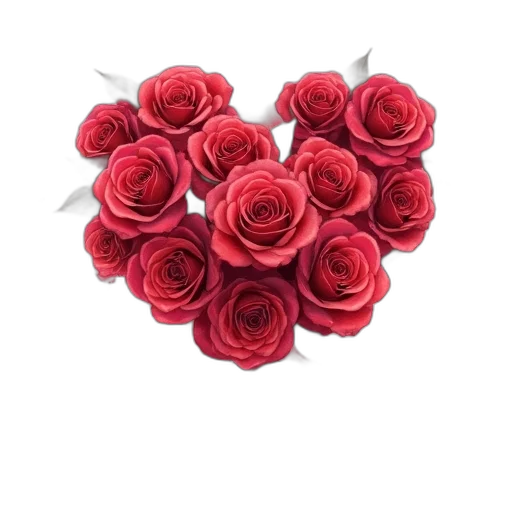 flower, jewelry, crown, 3d render, photorealistic, red, watercolor, painting transparent PNG cut-out