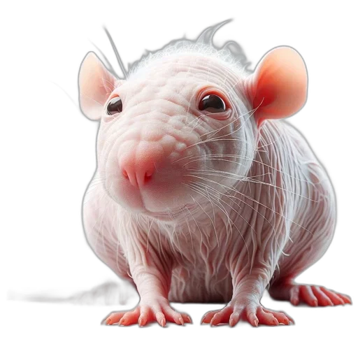 animal, creature, photorealistic, concept art, 3d render, laboratory, rat, pinkish transparent PNG cut-out