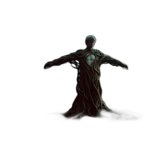 robot, creature, dress, staff, concept art, 3d render, fantasy art, pixel art transparent PNG cut-out