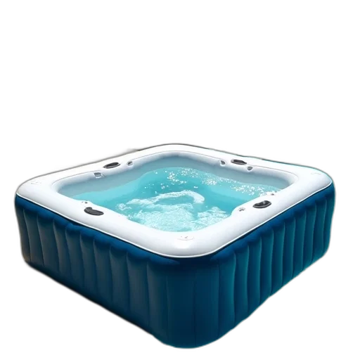 underwater, blue, hot, tub transparent PNG cut-out