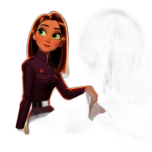staff, face, robot, creature, concept art, 3d render, cartoon, comic book art transparent PNG cut-out