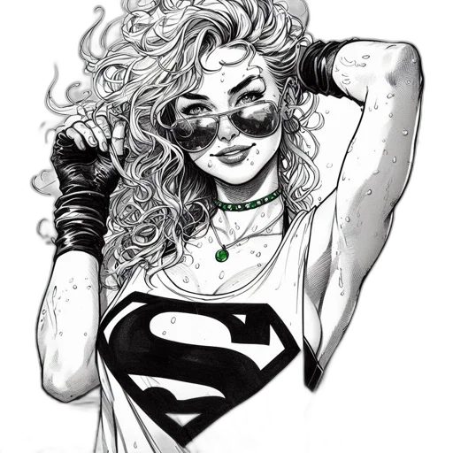 comic book art, cartoon, pencil sketch, concept art transparent PNG cut-out