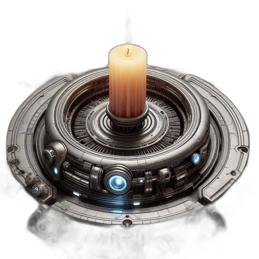 jewelry, 3d render, photorealistic, fire, elaborate, silver-finished, machine, holds transparent PNG cut-out