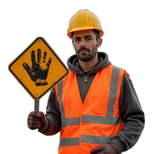 staff, hat, robot, jacket transparent PNG cut-out