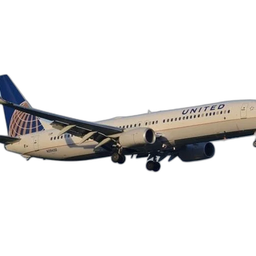 united, airlines, airplane, flying transparent PNG cut-out