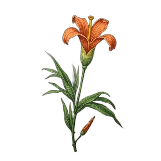 flower, crown, staff, jewelry, photorealistic, 3d render, oil painting, concept art transparent PNG cut-out