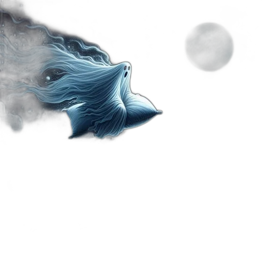 dragon, mask, hair, creature, concept art, fantasy art, photorealistic, watercolor transparent PNG cut-out