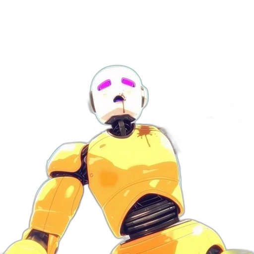 robot, staff, creature, animal, concept art, 3d render, comic book art, cyberpunk transparent PNG cut-out