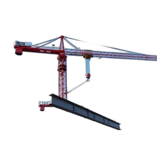 staff, furniture, building, weapon, 3d render, concept art, red, crane transparent PNG cut-out