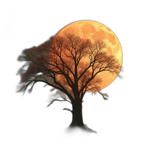 tree, mask, staff, hair transparent PNG cut-out