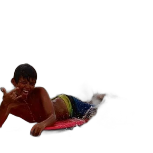 creature, animal, weapon, 3d render, photorealistic, underwater, beach, boy transparent PNG cut-out