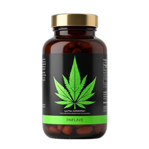 3d render, bottle, ultra, epa, concentrate, supplement, green, leaf transparent PNG cut-out