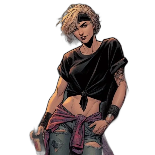 comic book art, concept art, cyberpunk, cartoon, neon lights, woman, stands, beside transparent PNG cut-out