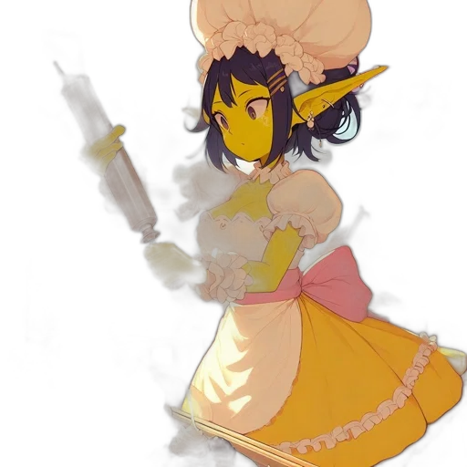staff, crown, dress, weapon, concept art, fantasy art, anime, pixel art transparent PNG cut-out