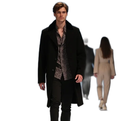 jacket, staff, creature, concept art, 3d render, photorealistic, fantasy art, fog transparent PNG cut-out