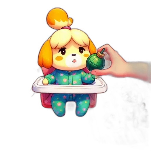food, creature, staff, weapon, pixel art, concept art, watercolor, 3d render transparent PNG cut-out