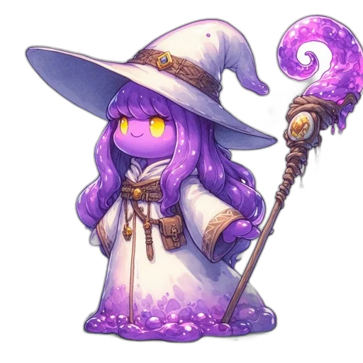 staff, hat, fantasy art, concept art, pixel art, 3d render, fantastical, glowing transparent PNG cut-out