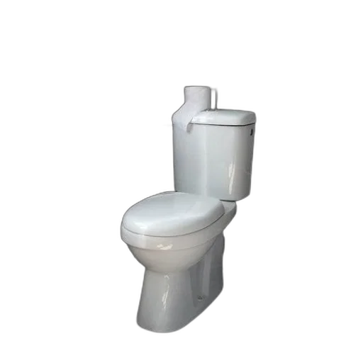 furniture, staff, robot, weapon, 3d render, photorealistic, white, toilet transparent PNG cut-out
