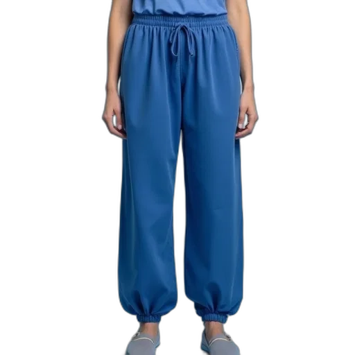 dress, blue, ultimate, comfort, pants, solid transparent PNG cut-out