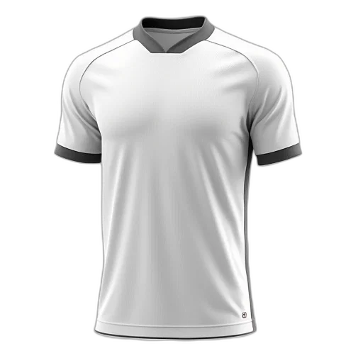 3d render, men, soccer, jersey, uniform, thailand, white, gray transparent PNG cut-out